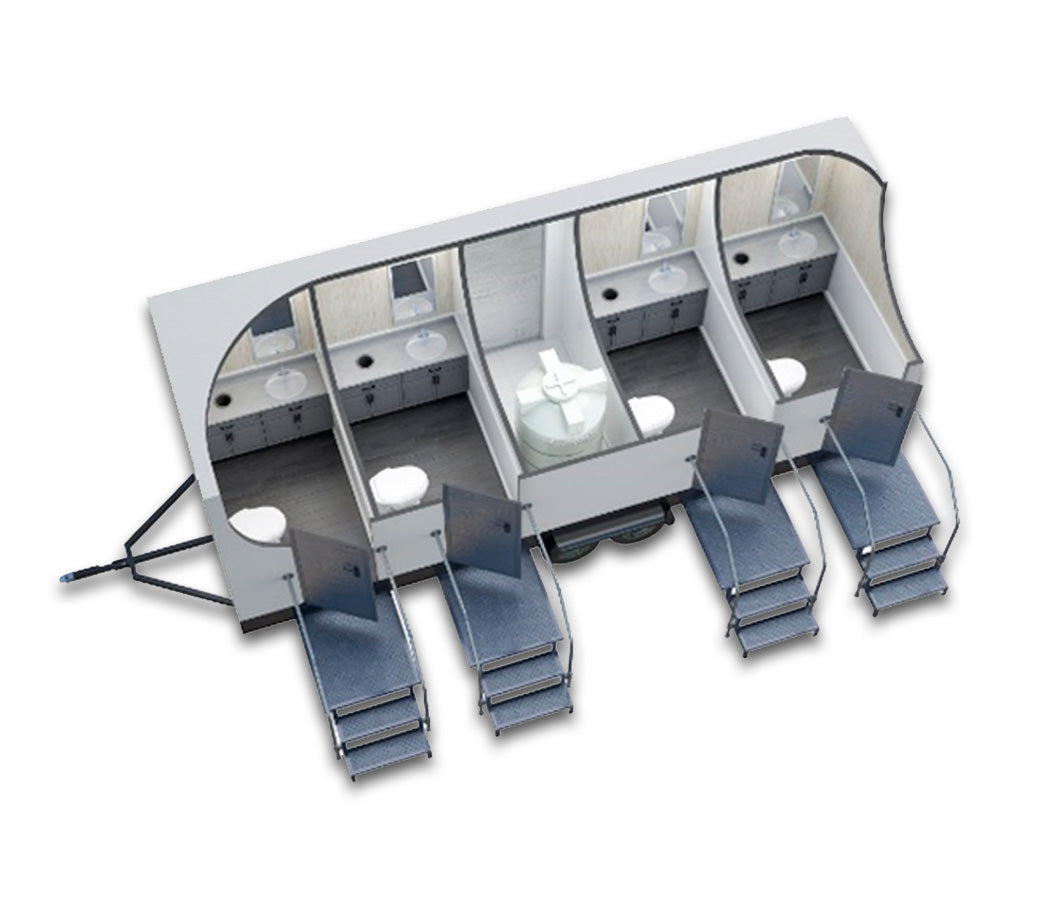 RESTROOMS 4 STATIONS